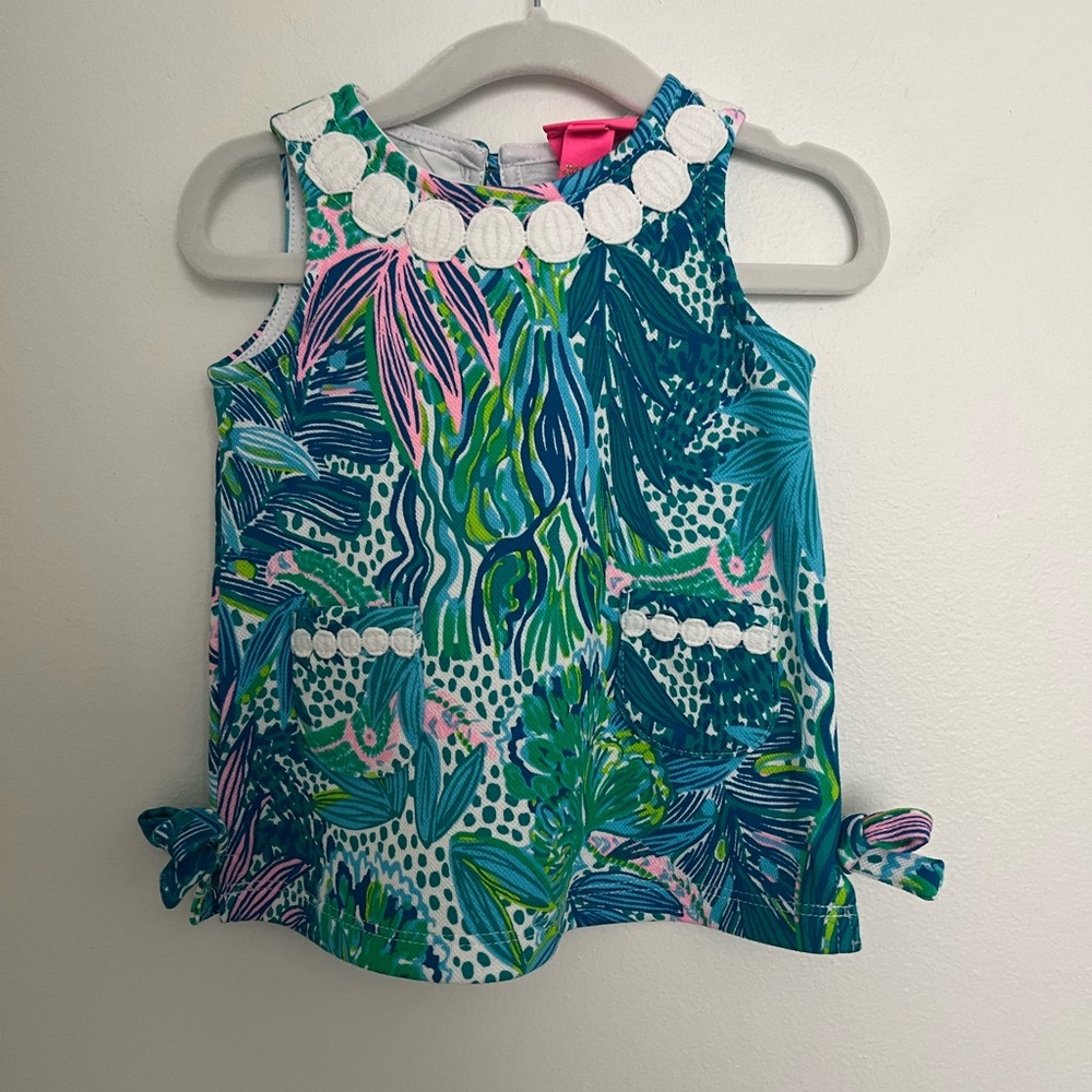 Lilly Pulitzer Infant baby Girl Shift Dress 3-6M